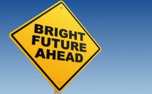 bright future ahead sign